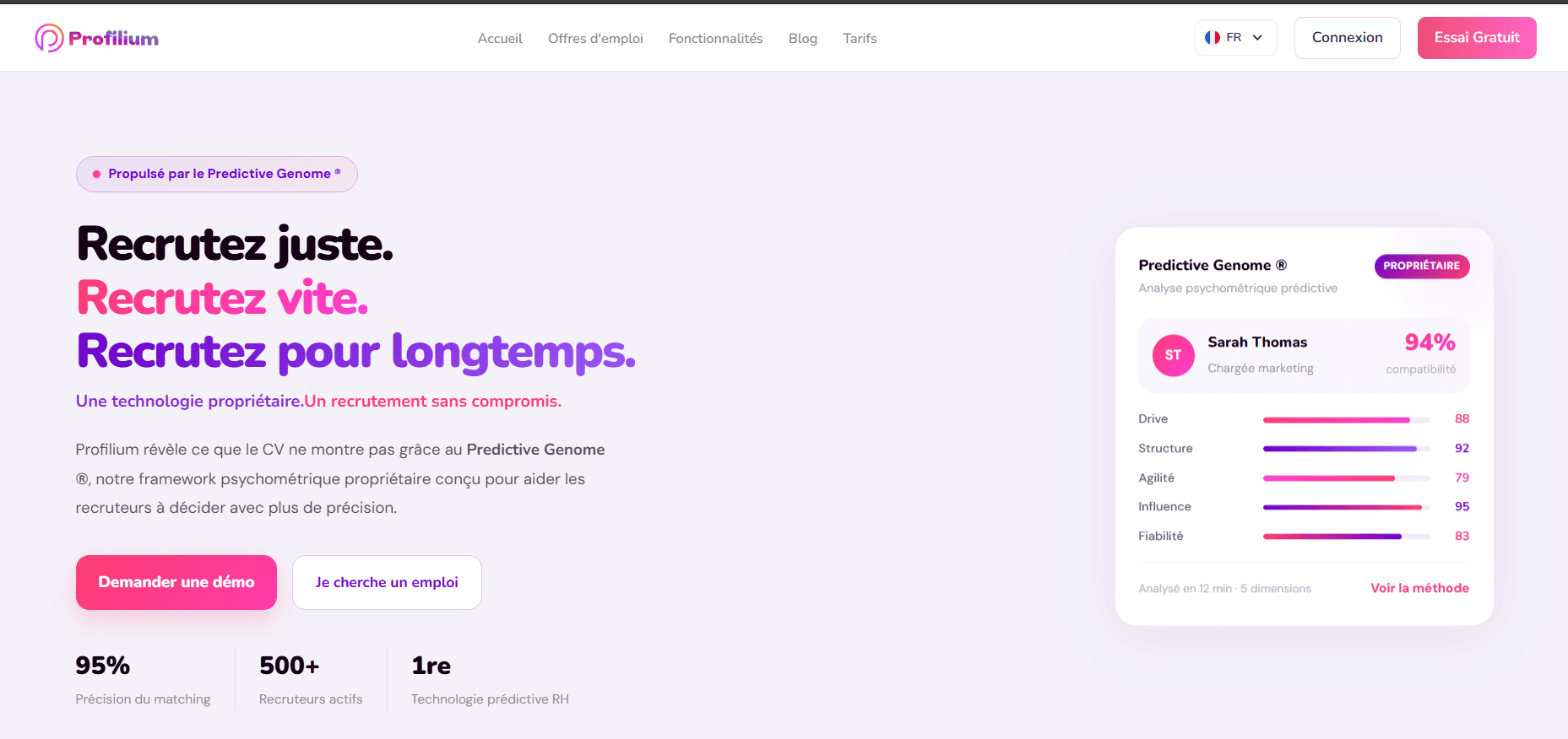 Talent acquisition system screenshot 1